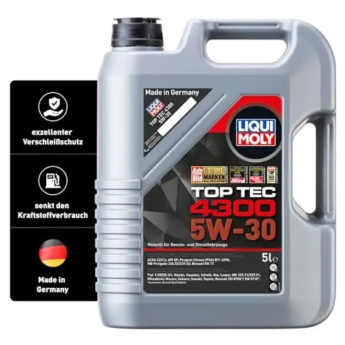 Produktbild: LIQUI MOLY 3741 Top Tec 4300 5W-30 5 l