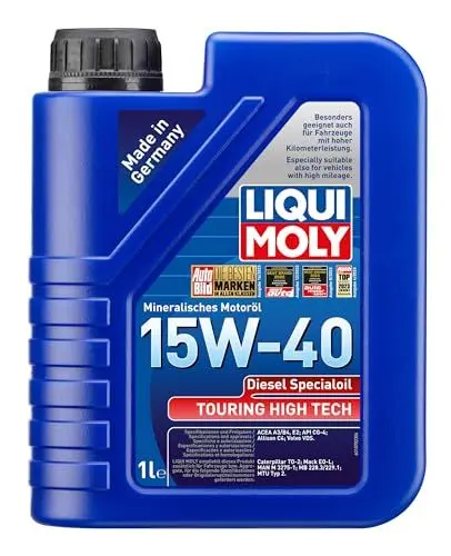 Produktbild: LIQUI MOLY Touring High Tech Diesel Specialoil 15W-40 | 1 L | mineralisches Motoröl | Art.-Nr.: 1070