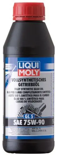 Produktbild: LIQUI MOLY Vollsynthetisches Getriebeöl (GL5) SAE 75W-90 | 500 ml | Getriebeöl | Hydrauliköl | Art.-Nr.: 1413