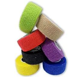 Produktbild: LisaCare Pflasterverband - 7er-Set latexfreie Pflaster - Fingerpflaster, Rollenpflaster, elastische Pflaster Kinderpflaster ohne Kleber und latexfrei (Bunter Mix)