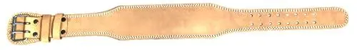 Produktbild: LISARO Gewichthebergürtel Schnalle Leder, 10 Verstellbar Löcher Krafttraining Trainingsgürtel, Powerlifiting Fitness Bodybuilding Gürtel, Gewichtheben Gepolstert Weight Lifting Belt (natur, L)