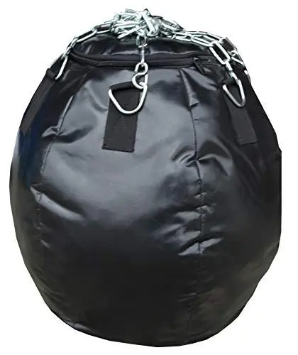 Produktbild: LISARO Wrecking Ball, Maizbag, Box-Birne, Throwdown Wrecking Ball, Boxsack Sandsack Punching Bag, MMA Sack, Gefüllt mit Stoffreste, Ca.27 Kg(60X60CM)