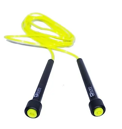 Produktbild: Lisaro Basic Springseil aus PVC 270cm | längenverstellbar | Ideal für Boxen, MMA, HIIT, Kampfsport, Kickboxen, Muay Thai, Thaiboxen, Intervalltraining & Double Unders