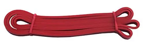 Produktbild: Lisaro Resistance Band in verschiedenen Stärken – Trainingsband, Latex Pull Up Fitnessbänder, Widerstand-Bänder, Trainingsbänder, Gymnastikband. Powerband. (Rot 13mm stärke)