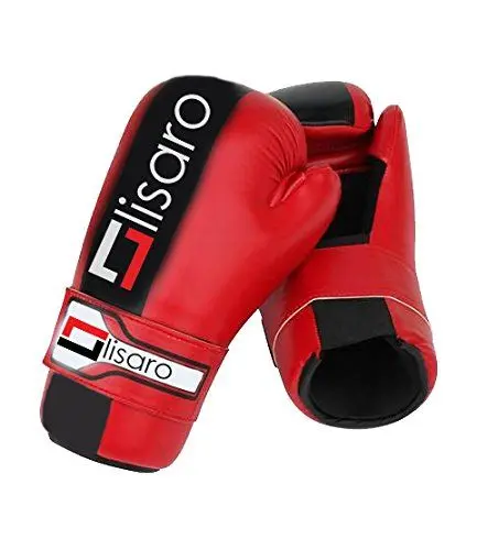Produktbild: Semikontakt-Handschuh LISARO Point Fighter (rot, M)