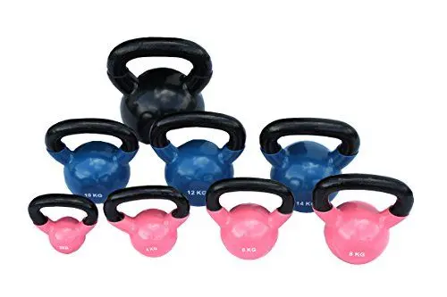 Produktbild: Lisaro Vinylbeschichtete Kugelhantel/Kettlebell (4)