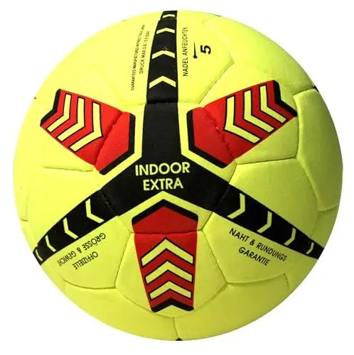 Produktbild: Lisaro Indoor-Fußball Gr. 5 aus Echt Veloursleder | Hallenfußball | Hallenball | Indoorfußball | Spielball der Extraklasse