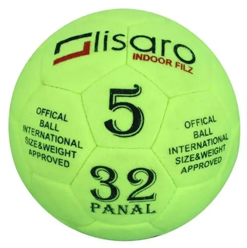 Produktbild: lisaro Indoor Filz 2.0 Hallenfußball Gr. 5 | Hallenball | Indoorfußball | Hallenfußball | Spielball der Extraklasse
