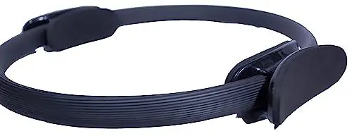 Produktbild: Lisaro Pilates Ring | Dual-Grip | Multifunktions Fitness Trainer | Bauchtrainer | für Po Übungen | Farbe Schwarz-Rosa-Blau