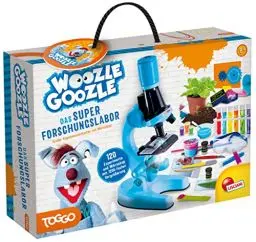 Produktbild: WOOZLE GOOZLE Das Super Forschungslabor (Experimentierkasten): 2 in 1: Großer Experimentierkasten + hochwertiges Mikroskop!