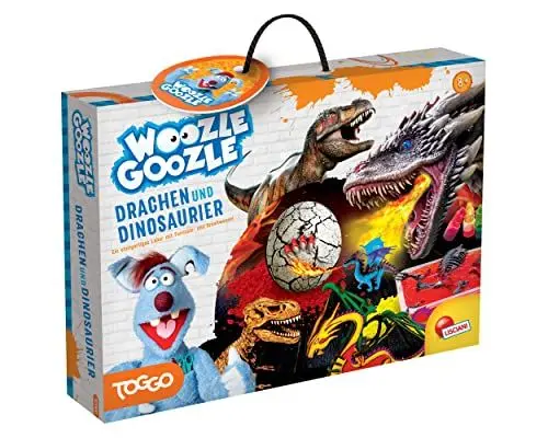 Produktbild: Lisciani - WOOZLE GOOZLE - Experimentierkasten Drache und Dinosaurier - Für Kinder - Ab 8 Jahren - Kit Beliebte Mythen von Drachen und Dinosauriern - Spaßige und fesselnde Experimente