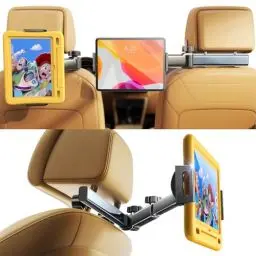 Produktbild: LISEN für iPad Tablet Halterung Auto Mitte, Universal Auto Zubehör Innenraum Frauen Ausziehbare KFZ für Tablethalterungen Auto Reise Zubehör Kinder Long Road Trip für iPad Air/Samsung/und 4,7-11 Zoll