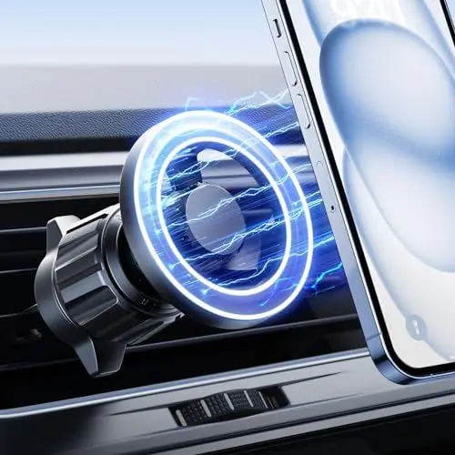 Produktbild: LISEN Magsafe Handyhalterung Auto (30x N52 Magnet) Kfz Handyhalterung Magsafe Halterung Auto Lüftung Magnetische Autohalterung Handy Magsafe für iPhone 16 Magsafe Hülle Smartphone