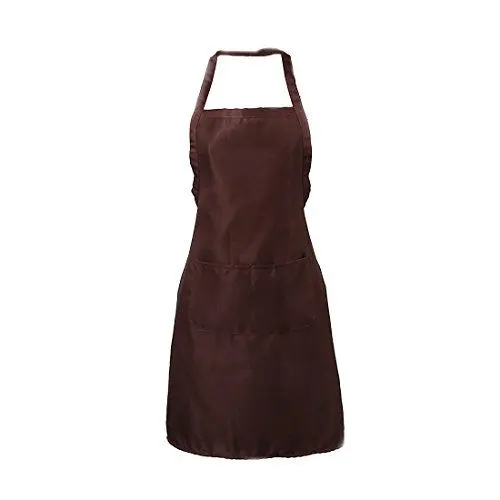 Produktbild: LISSOMPLUME Schürze für Malerei, Küche, mit 2 Taschen, für Damen, Arbeitsschürze, Grill, Bar, Café, Kellner