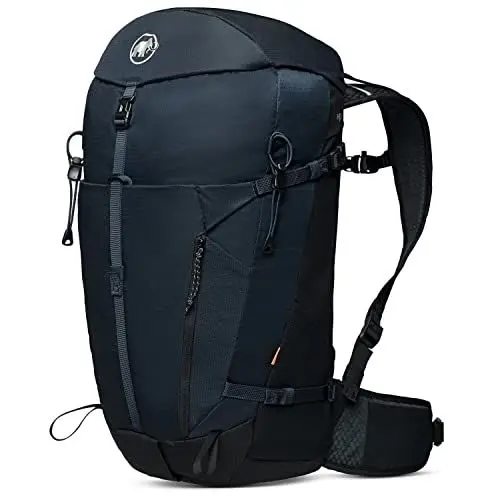 Produktbild: Mammut Lithium 30 Women | Outdoor Rucksack für Damen, Wanderrucksack mit Regenschutz, Kletterrucksack mit Hüftgurt und Rückenbelüftung, Sportlich, Wasserabweisend | Marine-Black, 30l