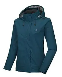 Produktbild: Little Donkey Andy Damen wasserdichte Regenjacke Leichte atmungsaktivem Regenjacke für Outdoor-Windbreaker zum Wandern, Reisen Dunkelblau XL