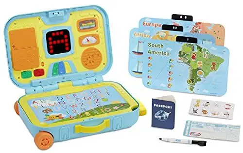 Produktbild: Little Tikes Lern- und Spielkoffer für Lernaktivitäten - Interaktives und lehrreiches Spielzeug - Inklusive Karten, Reisepass und mehr - Für Kinder ab 2 Jahren