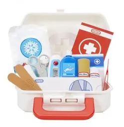 Produktbild: little tikes Erste-Hilfe-Kasten- Realistisches Rollenspielset für Ärzte - ab 3 Jahren Spielen & Lernen Interaktives Spielzeug Kinder Enthält Maske, Schlinge, Broschüre, Zubehör und mehr, 656156
