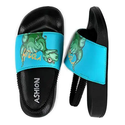 Produktbild: Littleplum Badelatschen Kinder Badesandalen Mädchen Badeschlappen Kinder Badeschuhe(A Cyan,34/35 EU)