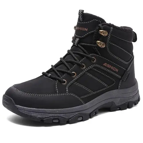 Produktbild: Littleplum Herren Outdoorschuhe Wanderschuhe Wanderstiefel Leichte Trekkingschuhe rutschfeste Knöchel Bergschuhe Sportschuhe, CX Schwarzgrau, 42 EU