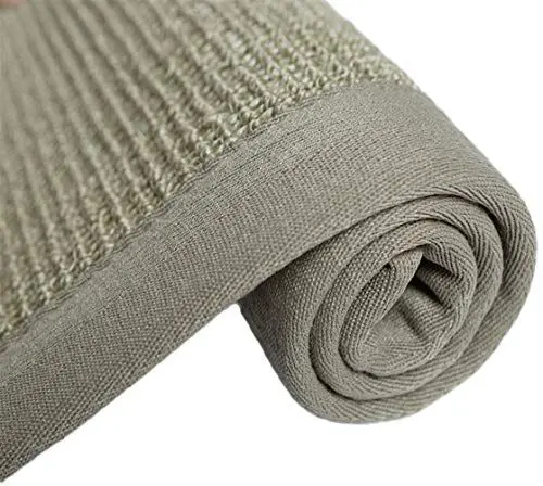 Produktbild: LIVEINU Sisal Natur Teppich mit rutschfest Sisalteppich Modern Hochwertige Bordüre Flachgewebe Sisal Läufer Teppich Fußmatten Für Schlafzimmer 40x160cm Grün