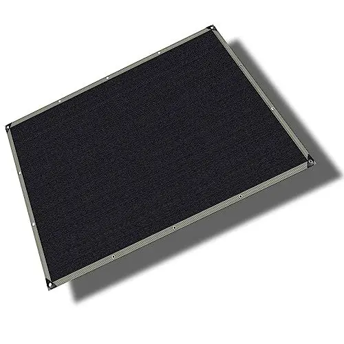 Produktbild: LIVEINU Sun Sonnensegel Schattenspender Sonnenschutz Sonnentuch Schattensegel UV Schutz Atmungsaktiv Für Garten Camping Terrasse Rechteck Sonnenschirm Stoff Segel Mit Ösen 2x4m Schwarz