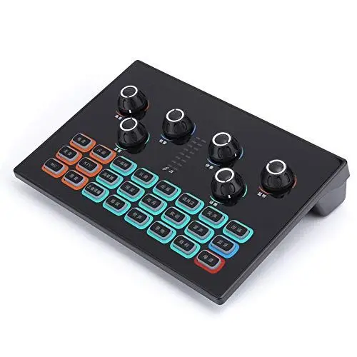 Produktbild: Live-Soundkarte Externes Streaming-Gerät KTV Live-Soundkarte Handy-Computerspiele Live-Soundkarte für Live-Übertragung und Aufladen