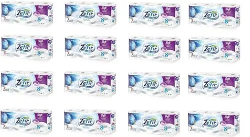 Produktbild: Livette 128 Rollen Toilettenpapier 157 Blatt, Klopapier, WC-Papier 3 lagig DELUXE Weiß