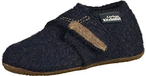 Produktbild: Living Kitzbuhel Baby-Jungen Babyklettschuh Krabbel-& Hausschuhe, Blau (Nachtblau 590), 18 EU