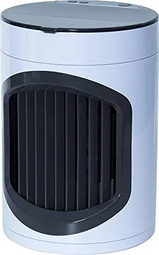 Produktbild: LIVINGTON SmartChill - Klimagerät mit Wasserkühlung - Tragbares Klimagerät mit 3 Stufen - kraftvoller Mini Luftkühler mit Tankvolumen für 12h Kühlung