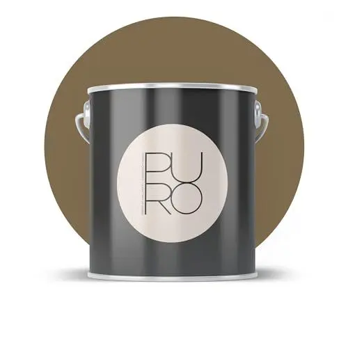 Produktbild: Livingwalls PURO Premium Wandfarbe c7012 - Malerfarbe für Wohnräume und Arbeitszimmer mit sehr hoher Deckkraft - matte hochwertige in Braun - 2,5l