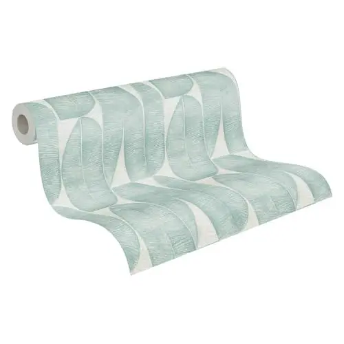 Produktbild: Livingwalls Tapete 396585 mit Bananenblatt in Grau - hochwertige Design Tapete floral - matte Wandtapete für verschiedene Räume - 10,05m x 0,53m - Made in Germany