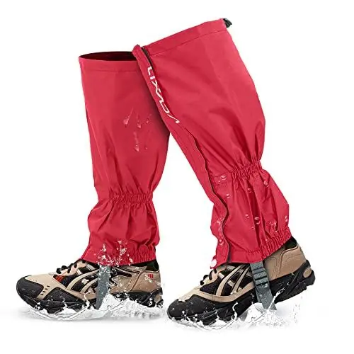 Produktbild: Lixada Gamaschen Wandern Jagd Fahrrad Gamaschen Herren Damen mit Reißverschluss Wasserdichte Gamaschen Gaiter Ärmel Beinschutz für Radfahren Snowboarden Wandern Klettern