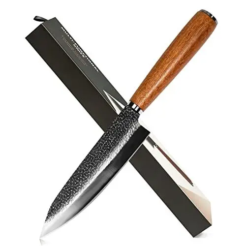 Produktbild: Lixiin Kochmesser, Kochmesser Profi Messer, Profi Küchenmesser Messer Chefmesser Allzweckmesser aus hochwertigem Carbon Edelstahl, Extra Scharfe Messerklinge mit ergonomischem Griff