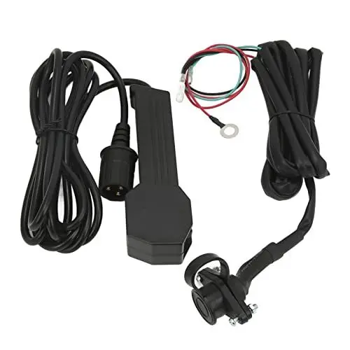 Produktbild: LIZEALUCKY 12 V Kunststoff Handwinde Fernbedienung elektrisch manuell wasserdicht ATV UTV Universalkabel Länge 2,85 Meter Fernbedienung Winde sicher und zuverlässig schwarz