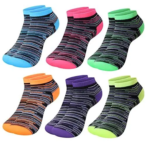 Produktbild: L&K-II 12 Paar Damen Füßlinge Baumwolle Sneaker Socken Damen Sommer Sportsocken 92239-N Größe 35 38