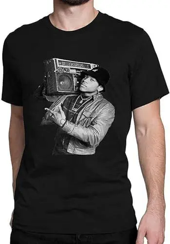 Produktbild: Ll Cool J and Radio Mens T-Shirt Graphic Unisex Tee Black XXL