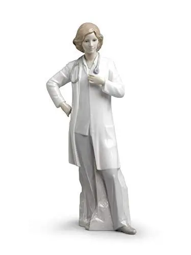 Produktbild: LLADRÓ Figur Ärztin. Arzt Doktor. Porzellan.