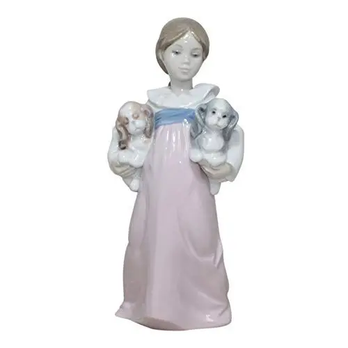 Produktbild: LLADRÓ Mädchen-Figur Komm, Lass Uns Spielen. Mädchen. Porzellan.