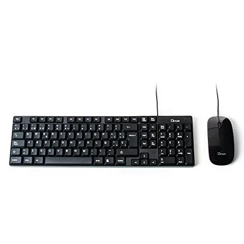 Produktbild: L-link ll-kb-816-combo – Kit Tastatur + Maus USB, Schwarz