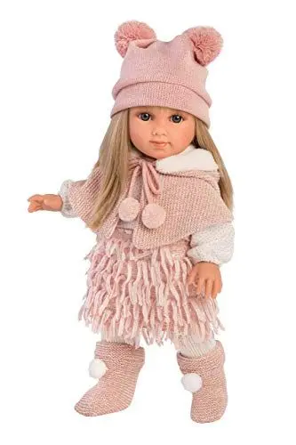 Produktbild: Llorens LL53525 Puppe Elena mit blonden Haaren und blauen Augen, Fashion Doll mit weichem Körper, inkl. trendigem Outfit, 35cm