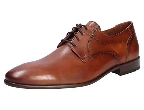 Produktbild: LLOYD Herren Schnürhalbschuhe Manon, Männer Businessschuhe,Derby,Normalweit,schnürschuhe,schnürer,Businessschuhe,Anzugschuhe,Cognac,38 EU / 5 UK
