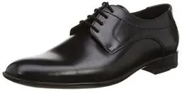 Produktbild: LLOYD Herren Schnürschuhe Garvin, Männer Businessschuhe,Anzugschuhe,Derby,schnürung,Office,büro,Freizeit,Schnuerschuhe, SCHWARZ, 45 EU / 10.5 UK