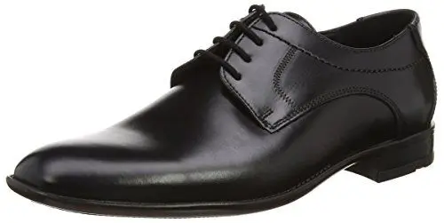 Produktbild: LLOYD Herren Schnürschuhe Garvin, Männer Businessschuhe,Anzugschuhe,Derby,schnürung,Office,büro,Freizeit,Schnuerschuhe, SCHWARZ, 45 EU / 10.5 UK