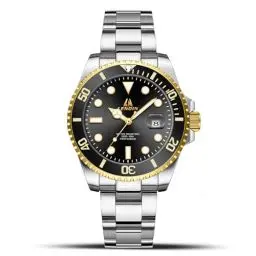 Produktbild: LN LENQIN Herren Uhr Edelstahl Uhren Herren wasserdichte Analog Quarzuhr Armbanduhrherren mit Datum Leuchtend Mode Freizeit Uhren für Männer