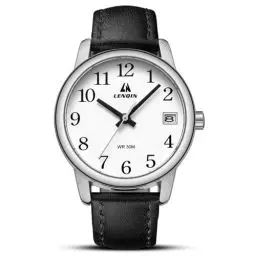 Produktbild: LN LENQIN Uhr Damen Armbanduhr Damen Uhr mit Großen Ziffern Damen Analog Quarz Uhr für Damen mit Lederband
