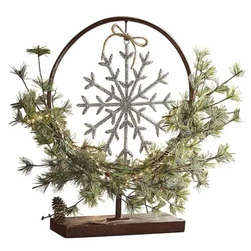 Produktbild: Loberon Weihnachtsanhänger Isobette, Zahlreiche Milchglas-Perlen, Passt auf Jede Baumspitze, Christbaumschmuck, Weihnachtsdeko, Weihnachten, Eisen, Glas, grau