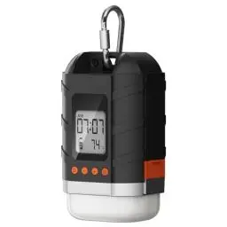 Produktbild: LOBKIN Camping Laterne Aufladbar, Camping Licht Mini mit 5 Lichtmodi, Licht Tragbar Camping Eingebaut 15600mAh Akku Notfall Ausrüstung für Draussen