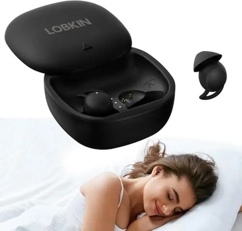 Produktbild: LOBKIN Schlaf Ohrhörer, Mini In Ear Kopfhörer Bluetooth zum Schlafen, Kabellose Unsichtbare Kopfhörer für Schlaf, Sport, Yoga und Reisen
