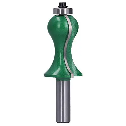 Produktbild: LOCADENCE Oberfräsen Bits, 12 mm Schaft, Halbrunder Holzfräser, Nutlinien Holzbearbeitungswerkzeug, Fräser für Holzbeschnitt, Linienformung, Treppenhandlauflinien